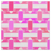 Art Deco Industrial Chic - pink, fuchsia, orchid Stoff (Nahaufnahme)