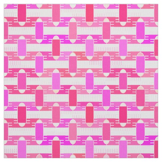 Art Deco Industrial Chic - pink, fuchsia, orchid Stoff (Muster)