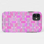Art Deco Industrial chic - pink, mauve Case-Mate iPhone Hülle (Rückseite (Horizontal))