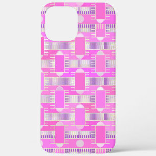 Art Deco Industrial chic - pink, mauve iPhone 12 Pro Max Hülle