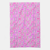 Art Deco Industrial chic - pink, mauve Geschirrtuch (Vertikal)