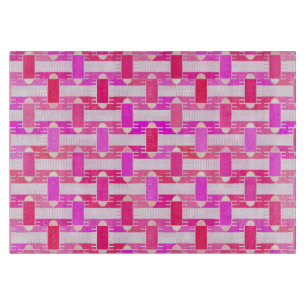 Art Deco Industrial Chic - rosa, fuchsia, orchidee Schneidebrett