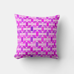 Art Deco Industrial Chic - Violett, Orchidee, Lave Kissen