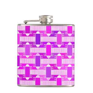Art Deco Industrial Chic, Violett, Orchidee, Laven Flachmann