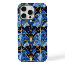 Art Deco Inspiriert Blue Colored iPhone / iPad Geh