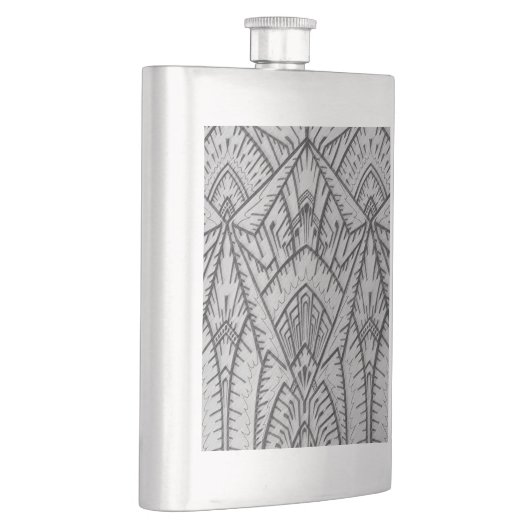 Art Deco Inspiriert Flasche Flachmann (Rechts)