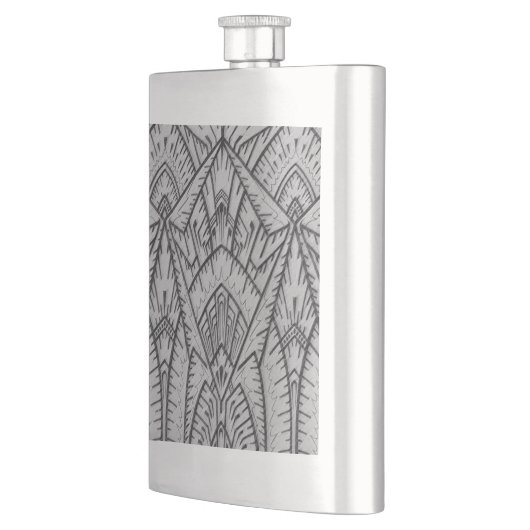Art Deco Inspiriert Flasche Flachmann (Links)