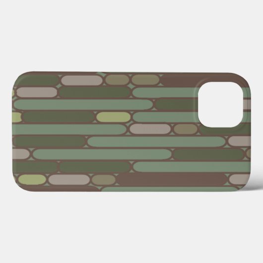 Art Deco Inspiriert Ovals Case-Mate iPhone Hülle (Rückseite (Horizontal))
