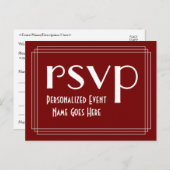 Art Deco Inspiriert UAWG Postkarte (Vorne/Hinten)