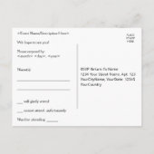 Art Deco Inspiriert UAWG Postkarte (Rückseite)