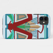 Art Deco iPhone 11 and up Case (Blass) (Rückseite (Horizontal))