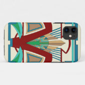 Art Deco iPhone 11 and up Case (Blassgelb) (Rückseite (Horizontal))