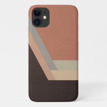 ART DECO iPhone 11 Gehäuse (lila/schwarz)