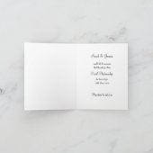 Art Deco Iris - Save the Date Karte (Innenseite)