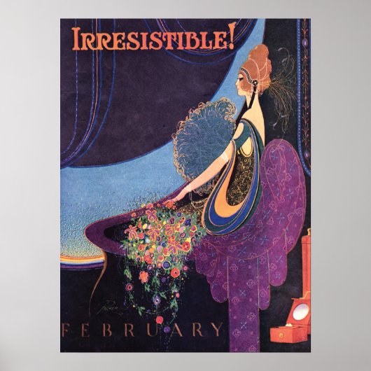 Art Deco Irresistible Mavis Perfume Poster (Vorne)