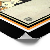 Art Deco Irving Berlin Sheet Music Print 16 x 20 Poster (Ecke)