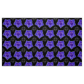 Art Deco-ish Morning Glory - Lila auf Black Stoff (Fat Quarter (45,7 x 55,9 cm))