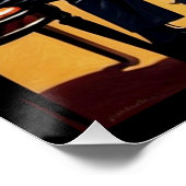 Art Deco Jazz Age Band und Singer Poster. Poster (Ecke)