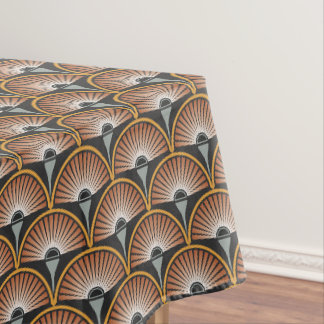 Art Deco Jazz Age Sonnenuntergang Jukebox Tischdecke