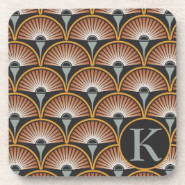 Art Deco Jazz Age Sunset Jukebox Getränkeuntersetzer