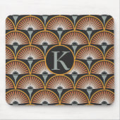 Art Deco Jazz Age Sunset Jukebox Mousepad (Vorne)
