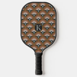 Art Deco Jazz Age Sunset Jukebox Pickleball Schläger
