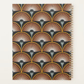 Art Deco Jazz Age Sunset Jukebox Planer (Rückseite)