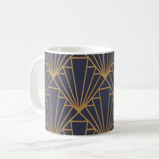 Art Deco Kaffeetasse (Vorderseite Links)