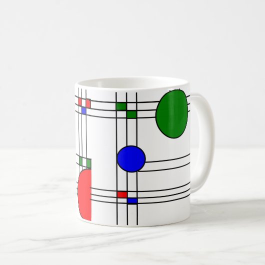 Art Deco Kaffeetasse (VorderseiteRechts)