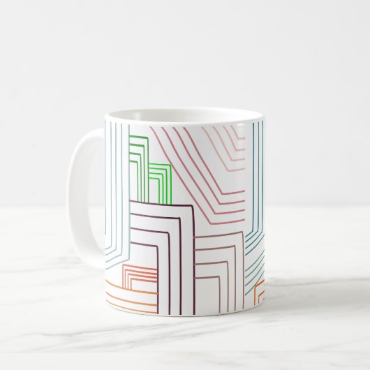 Art Deco Kaffeetasse (Vorderseite Links)