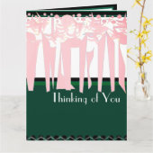 ART DECO KARTE (Gelbe Blume)