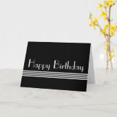 Art Deco Karte (Gelbe Blume)