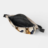 Art Deco Katzen Bauchtasche (Offen)