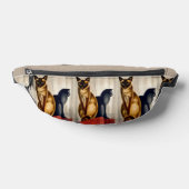 Art Deco Katzen Bauchtasche (Ablage )