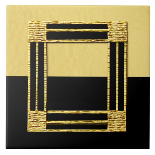 Art Deco Keramik Tile Fliese (Vorderseite)