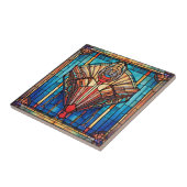 Art Deco Keramikfliese (Seite)