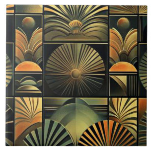 Art Deco Keramikfliese