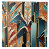 Art Deco Keramikfliese (Vorderseite)