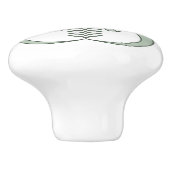 Art Deco Keramikgriff Keramikknauf (Seitenansicht)