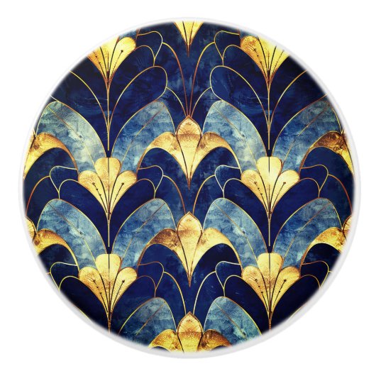 Art Deco Keramikknauf (Vorderseite)