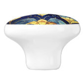 Art Deco Keramikknauf (Seitenansicht)