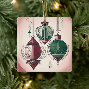 Art Deco Keramikornament