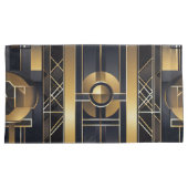 Art Deco King Pair Kissenbezug (Vorderseite-Rechts)