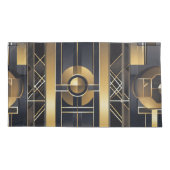 Art Deco King Pair Kissenbezug (Rückseite-Links)