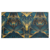 Art Deco King Pair Pillowcases Kissenbezug (Vorderseite-Rechts)