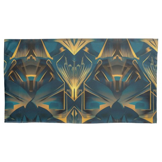 Art Deco King Pillowcase Kissenbezug (Vorderseite)