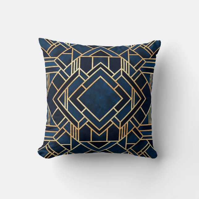 Art-Deco-Kissen Kissen (Vorderseite)