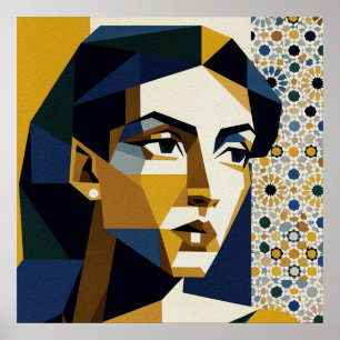 Art Deco Klavier Frau Poster Jazz Age Musikzimmer