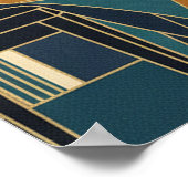 Art Deco Klavierposter Poster (Ecke)