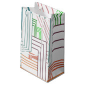 Art Deco Kleine Geschenktüte (Rückseite Schrägansicht)